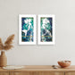 Set Of Two Under The Sea 1 White Framed Print Wall Art