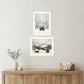 Set Of Two Antique Christmas 1 White Framed Print Wall Art
