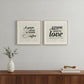 Set Of Two All You Need is Coffee 1 White Framed Print Wall Art