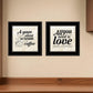 Set Of Two All You Need is Coffee 2 Black Framed Print Wall Art