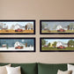 Set Of Four Billy Jacobs Four Seasons Collection V Black Frame 3 Black Framed Print Wall Art
