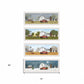 Set Of Four Billy Jacobs Four Seasons Collection VII 1 White Framed Print Wall Art