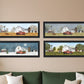 Set Of Four Billy Jacobs Four Seasons Collection VII 2 Black Framed Print Wall Art