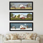 Set Of Four Billy Jacobs Four Seasons Collection VII 3 Black Framed Print Wall Art