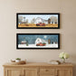 Set Of Two Billy Jacobs Seasonal Autumn or Winter Black Frame Black Framed Print Wall Art