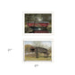 Set Of Two Bridge Collection I 1 White Framed Print Wall Art