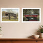 Set Of Two Bridge Collection I 1 White Framed Print Wall Art