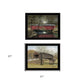 Set Of Two Bridge Collection I 2 Black Framed Print Wall Art