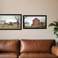 Set Of Two Goin to Market 2 Black Framed Print Wall Art