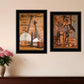 Set Of Two Music or Nevermore 2 Black Framed Print Wall Art