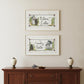 Set Of Two Nature Calls 1 White Framed Print Bathroom Wall Art