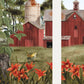 Summer Days Windowpane Style White Framed Print Wall Art