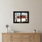 Winter Friends 6 Black Framed Print Wall Art