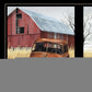 Granddads Old Truck 8 Black Framed Print Wall Art