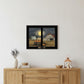 Spooky Harvest Moon 7 Black Framed Print Kitchen Wall Art