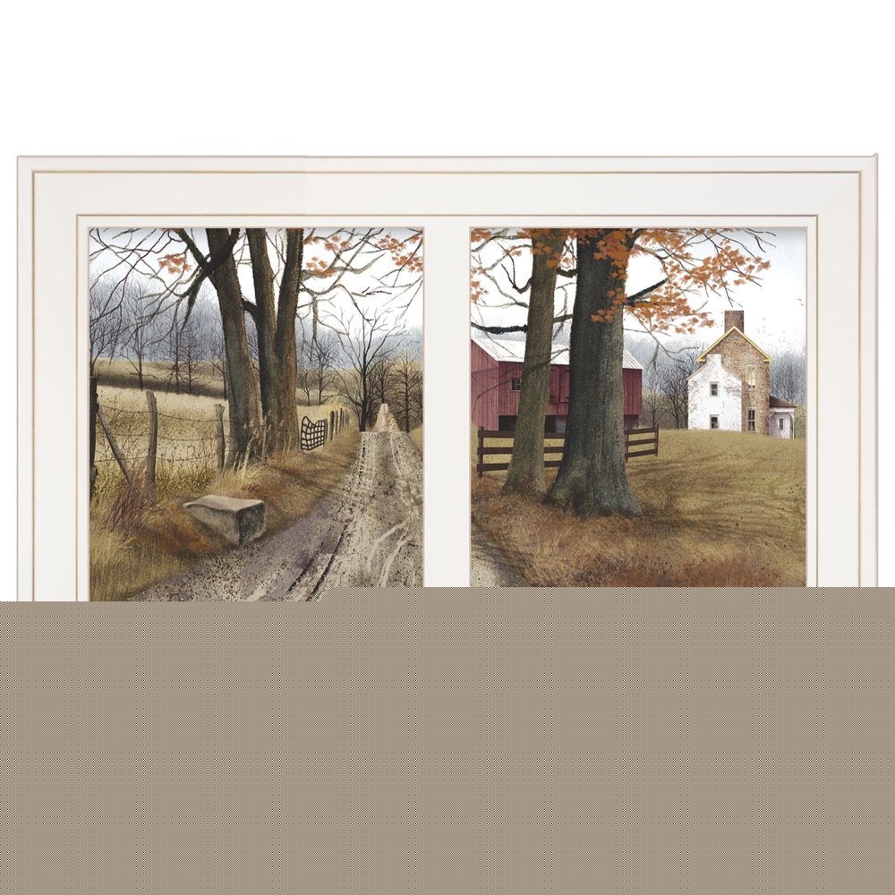 The Road Home 6 White Framed Print Wall Art