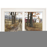 The Road Home 6 White Framed Print Wall Art