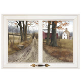 The Road Home 6 White Framed Print Wall Art