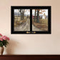 The Road Home 7 Black Framed Print Wall Art