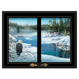 The Lookout 4 Black Framed Print Wall Art