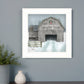 Cut Your Own 1 White Framed Print Wall Art