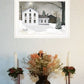 Silent Night 2 White Framed Print Wall Art