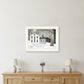 Silent Night 2 White Framed Print Wall Art