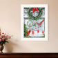 Christmas Peace 1 White Framed Print Wall Art