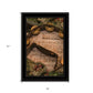 Holly and Ivy 2 Black Framed Print Wall Art
