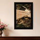 The Angels Sing 2 Black Framed Print Wall Art