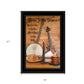 Music 10 Black Framed Print Wall Art