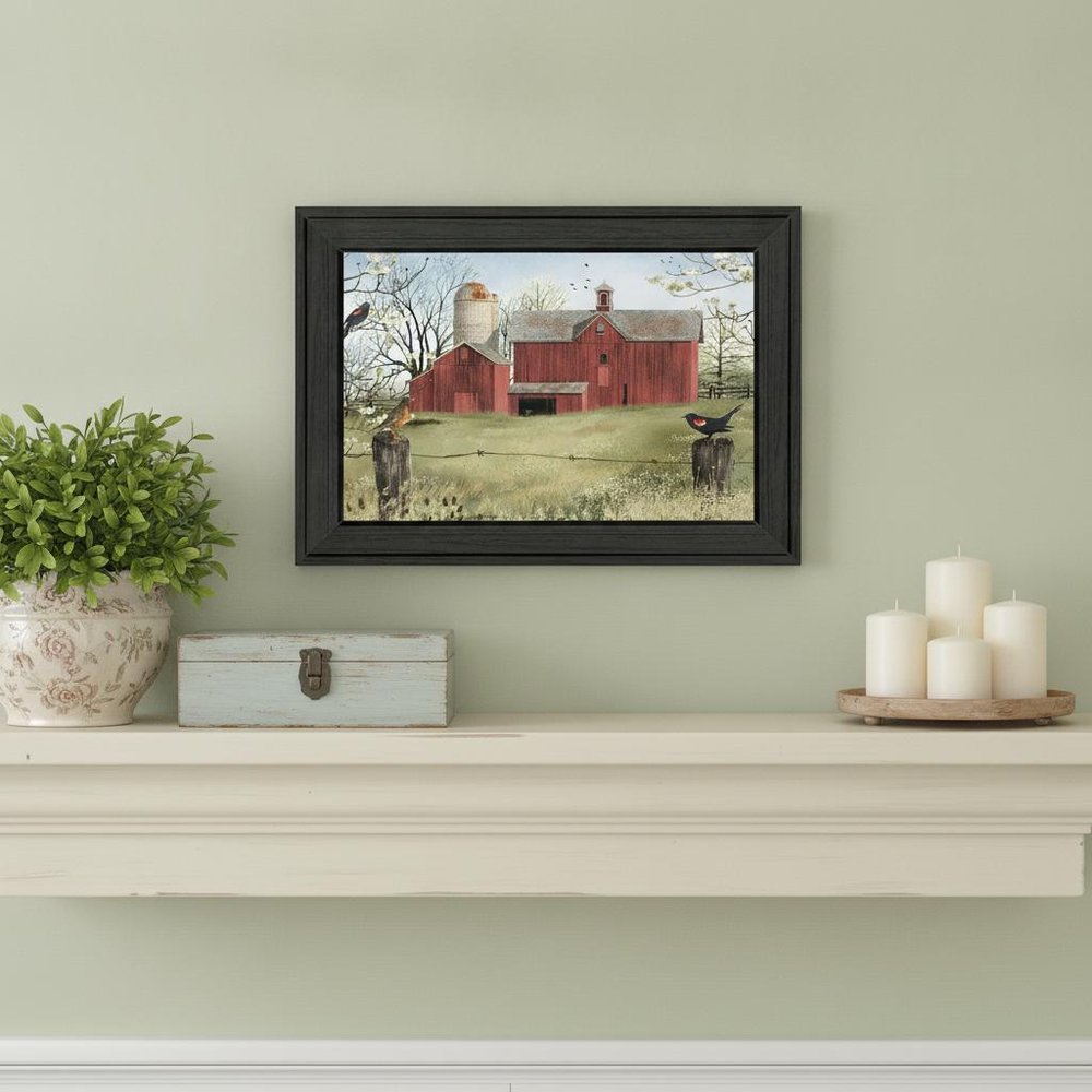 Harbingers of Spring 1 Black Framed Print Wall Art