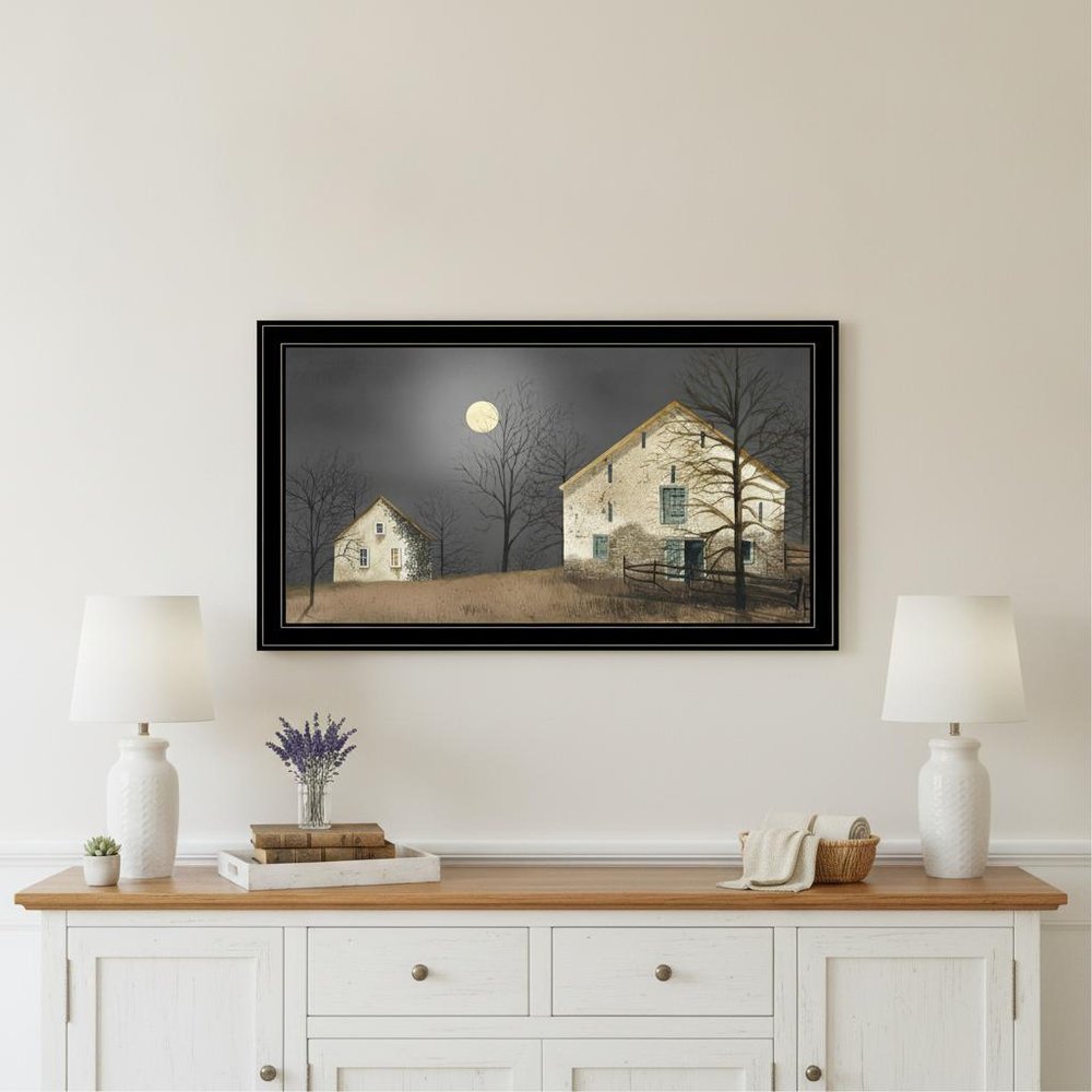 Still of the Night 6 Black Framed Print Wall Art