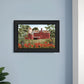 Summer Days 1 Black Framed Print Wall Art