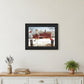 Winter Friends 4 Black Framed Print Wall Art