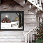 Light in the Stable 6 Black Framed Print Wall Art