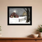 Light in the Stable 7 Black Framed Print Wall Art