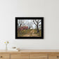 The Old Dirt Road 3 Black Framed Print Wall Art