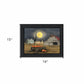 Harvest Moon 6 Black Framed Print Kitchen Wall Art