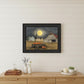 Harvest Moon 6 Black Framed Print Kitchen Wall Art