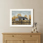 A Casual Conversation 3 White Framed Print Wall Art