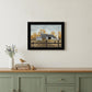 A Casual Conversation 4 Black Framed Print Wall Art