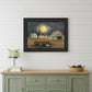 Spooky Harvest Moon 3 Black Framed Print Kitchen Wall Art