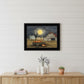 Spooky Harvest Moon 4 Black Framed Print Kitchen Wall Art