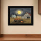 Spooky Harvest Moon 4 Black Framed Print Kitchen Wall Art