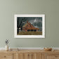 Dark and Stormy Night 2 White Framed Print Wall Art