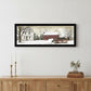 Christmas Trees for Sale Black Grooved Frame Wall Art