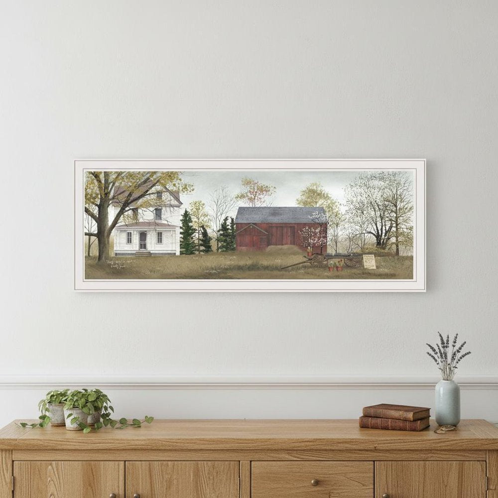 Spring Flowers for Sale 6 White Framed Print Wall Art