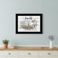 Farm Life 6 Black Framed Print Wall Art