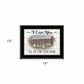 I Love You till the Cows Come Home 2 Black Framed Print Wall Art